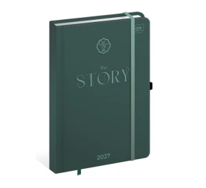 Kalendarz książkowy 2027 A5 Hybryda Story tygodniowy 192 str. Interdruk