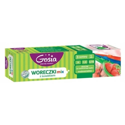 Woreczki Zipper Mix 3L1,5L 0,75L Gosia_57416