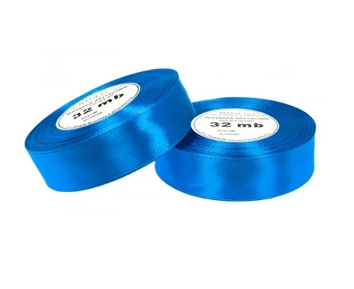 Wstążka satynowa 25mm x 32mb Granatowa 8107 Aksa _58649