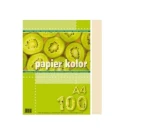 Papier Ksero Kolor A4 Kreska 80g 100ark Waniliowy