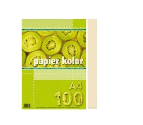 Papier Ksero Kolor A4 Kreska 80g 100ark Waniliowy_58492