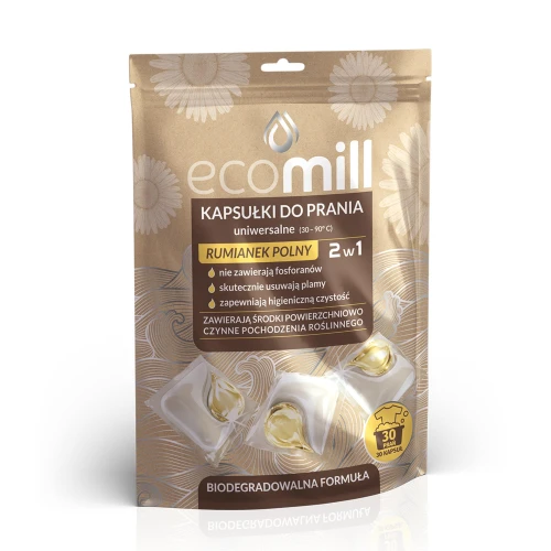 Kapsułki do prania uniwersalne- Rumianek polny 30szy EcoMill

_55046