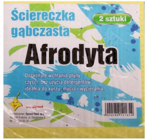 Ściereczka gąbczasta 2szt Afrodyta Czyścioszek_55188