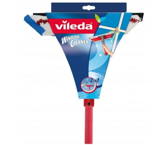 Myjka i ściągaczka do okien z drążkiem 2w1 Vileda_55138