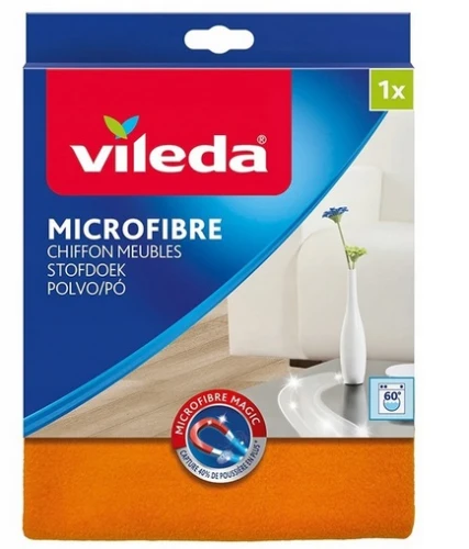 Ściereczka do kurzu z mikrofibry pomarańczowa Vileda_55148