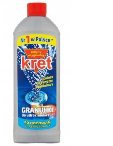 Kret Do Rur 800g Granulat Szary _55096