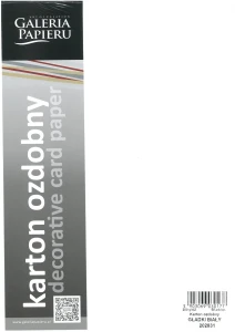 Karton Wizytówkowy A4 50 200g Gładki Biały Galeria Papieru