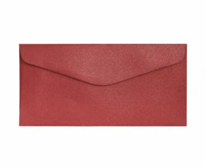 Koperta DL Czerwona perła 10szt 150g Galeria Papieru 