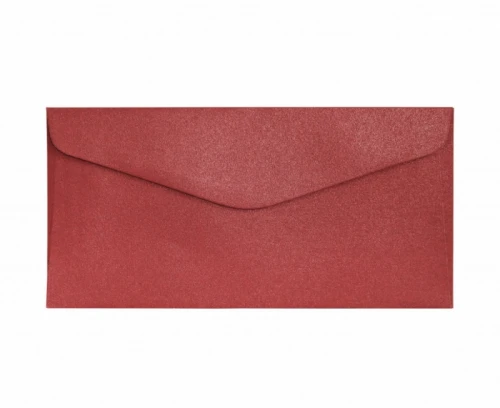 Koperta DL Czerwona perła 10szt 150g Galeria Papieru _55250
