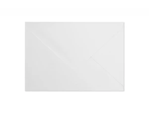 Koperta Ozdobna B6 150g 10szt Gładki Biały Argo