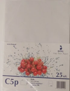 Koperta Biała C5 HK 25szt Bong 
