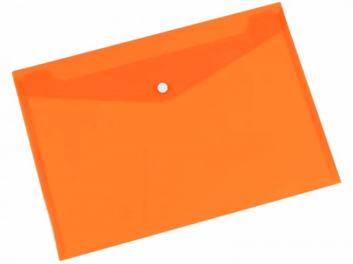 Teczka kopertowa na zatrzask pomarańczowa A4 BT611-P Tetis_52751