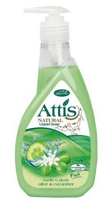 Mydło w Płynie 400ml Oliwka & Ogórek Attis_55386
