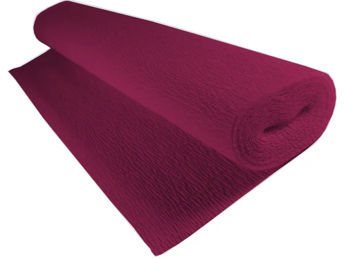 Bibuła Marszczona Krepa 180g 50x250cm 572 Purpura Cartotecnica Rossi_34052