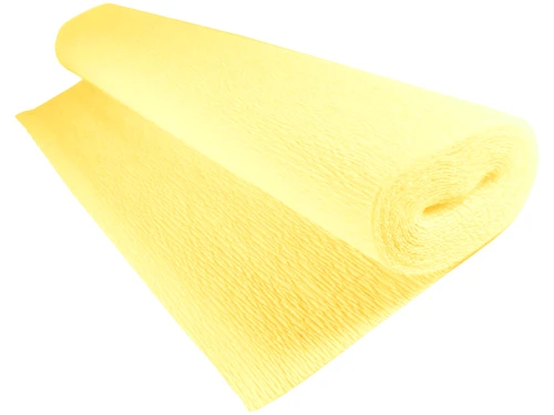 Bibuła Marszczona Krepa 180g 50x250cm 574 Żółta Cartotecnica Rossi_34053
