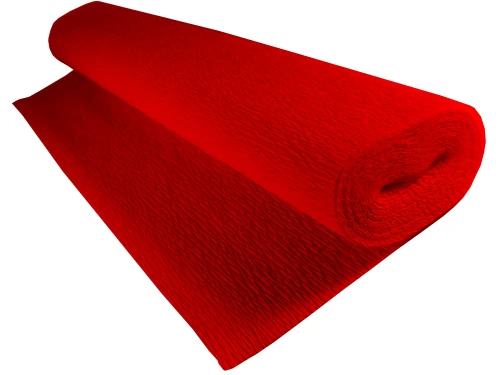 Bibuła Marszczona Krepa 180g 50x250cm 582 Czerwona Ciemna Cartotecnica Rossi_34057