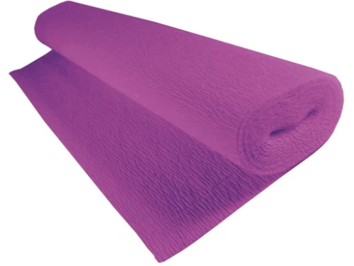 Bibuła Marszczona Krepa 180g 50x250cm 590 Fioletowy Cartotecnica Rossi_34039
