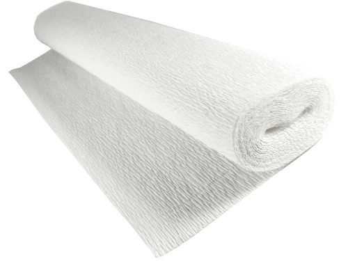 Bibuła Marszczona Krepa 180g 50x250cm 600 Biała Cartotecnica Rossi_31957