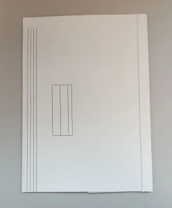 Teczka z gumką biała 350g Kiel-Tech