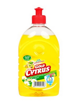 Płyn Do Naczyń Cytrynowy 500ml Gold Cytrus_55458