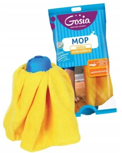 Mop Żółty Mikrofibra Komfort Zapas Gosia_55457