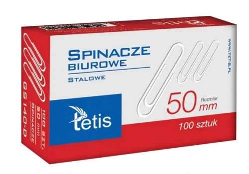 Spinacz biurowy 50mm GS140-D Tetis_55500