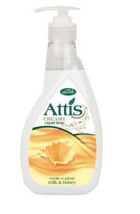 Mydło w Płynie 400ml Mleko&Miód Attis_55413