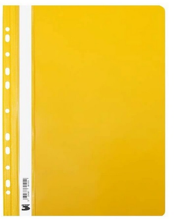 Skoroszyt A4 Miękki Wpinany Żółty Tres _56168