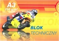 Blok Techniczny A3 biały 10k 250G Kreska_53121