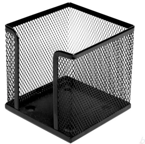 Pojemnik Na Kostkę Metalowy Czarny Tres _55670