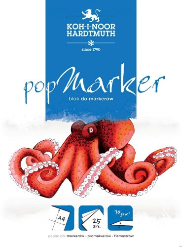 Blok do markerów A4 25k 70g PopMarker Koh-i-Noor _51007