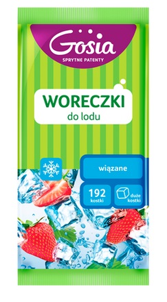 Woreczki do lodu wiązane 192kostki Gosia_55696