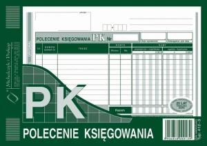 Polecenie Księgowania A5 80k 412-3 MP