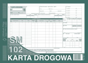 Karta drogowa samochód ciężarowy A4 801-1 MP