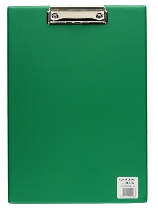 Deska z klipem A4 zielona Biurfol_55790