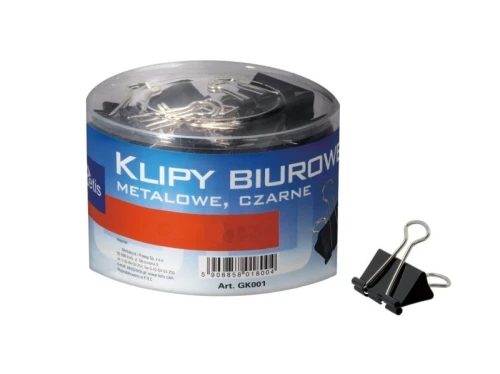 Klip biurowy 32mm 24szt. GK001-D Tetis_23012