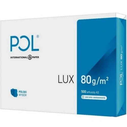 Papier Ksero A3 PolLux 80g 500ark KL B+_50834