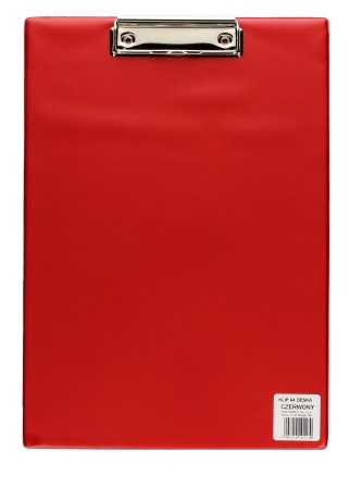 Deska z klipem A4 czerwona Biurfol_55782