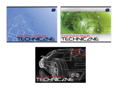 Blok pismo techniczny ćwiczenia A4 Interdruk _73026