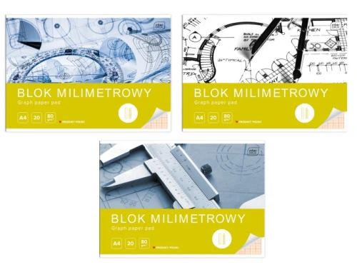 Blok milimetrowy A4 Interdruk_71180