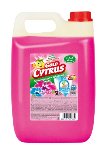Płyn Do Naczyń 5L Flower Gold Cytrus_25052