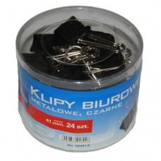 Klip biurowy 41mm 24szt. GK001-E Tetis