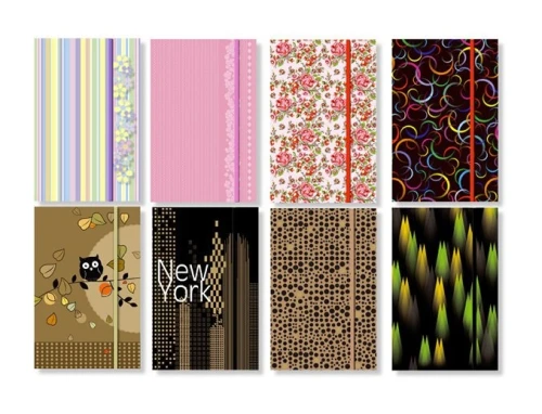 Brulion A5 96k kratka Zeszyt Twarda Oprawa Kreska_58987