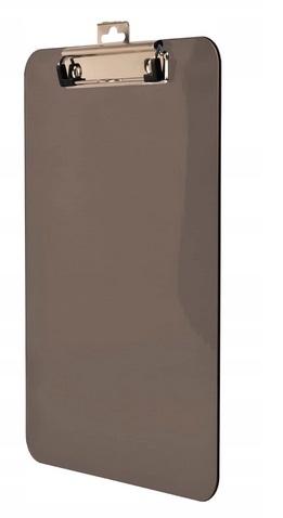 Deska z klipem A4 plastikowa czarna BD641-V Tetis_55793