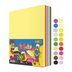 Papier Ksero Kolor A4 Pastello 80g 500ark MIX 10 Kolorów TĘCZA