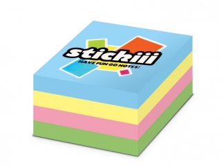 Kostka Samoprzylepna Sticki 76x76mm 400k 4kol. Pastel Pastello _49009