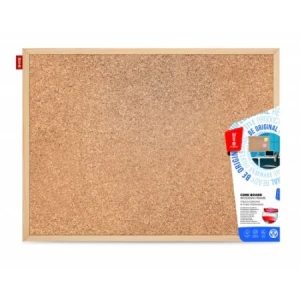 Tablica korkowa 60x40 rama drewniana Memobe