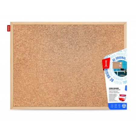 Tablica korkowa 60x40 rama drewniana Memobe_50069