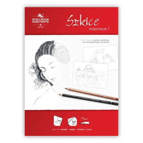 Szkicownik A4 Inspiracje 1 110g 20ark Koh-I-Noor_52828