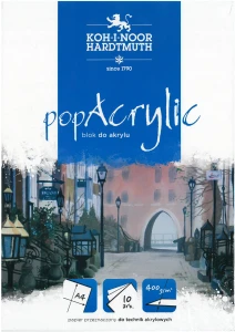 Blok do akrylu A4 10k 400g PopAcrylic Koh-I-Noor